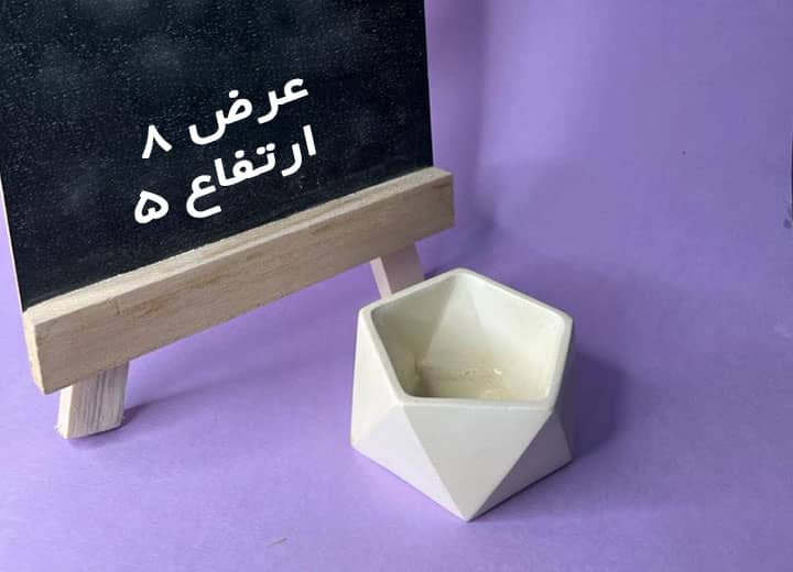 تصویر قالب گلدان شش ظلعی کد 5082