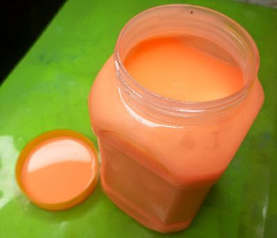 سیلیکون نارنجی یک کیلویی با هاردنر تصویر سیلیکون نارنجی یک کیلویی با هاردنر