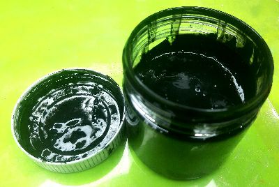 خمیر رنگ مشکی تصویر خمیر رنگ مشکی