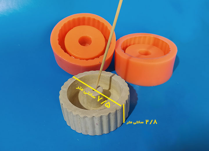 تصویر قالب سیلیکونی عودسوز کد 5010