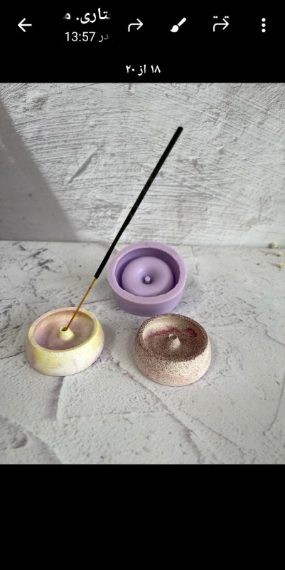 تصویر قالب سیلیکونی عودسوز کد 5047