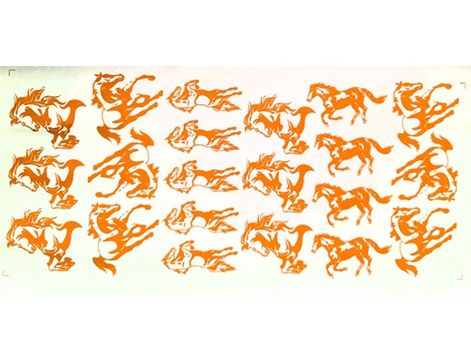 اسب زرد کد M00068 تصویر اسب زرد کد M00068