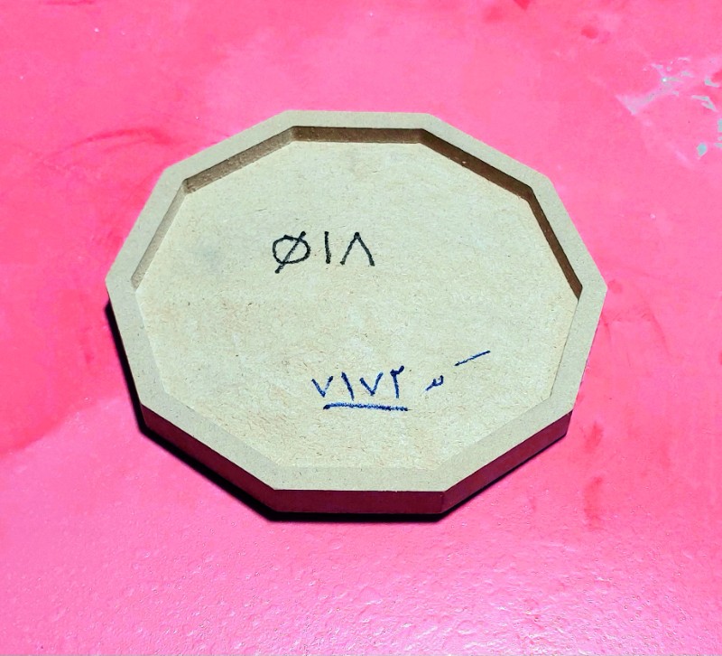 تصویر 10صلعی چوبی کد 7172