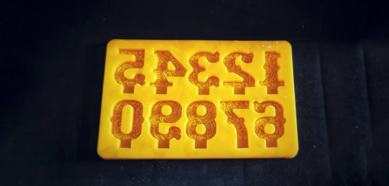 قالب سیلیکونی اعداد لاتین کد 5620 - شفاف قالب سیلیکونی اعداد لاتین کد 5620 - شفاف