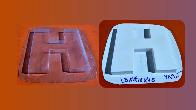 قالب طلقی کد 689 - شفاف