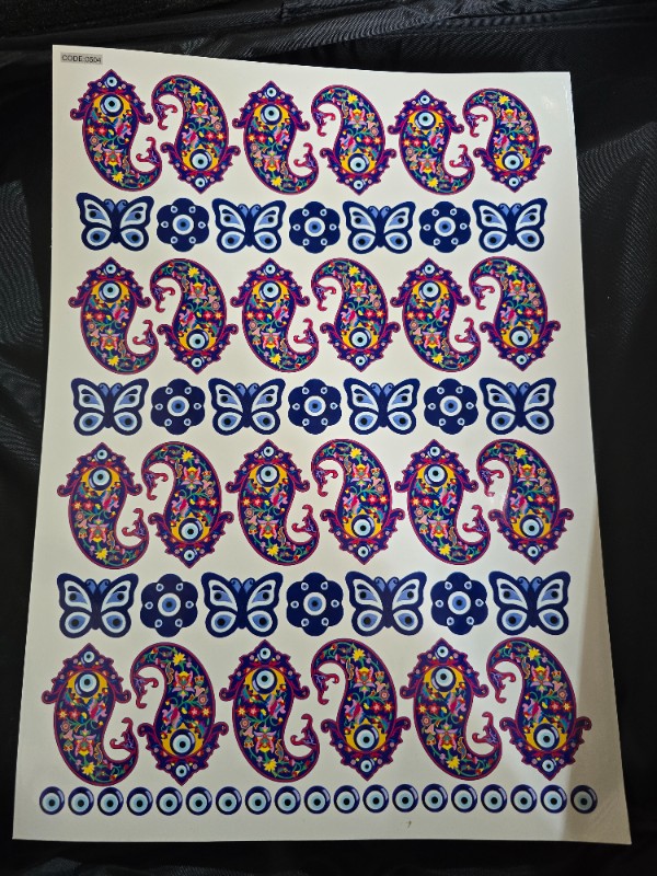 چشم نظر طرح ترنج کد 0504 - محصول چشم نظر طرح ترنج کد 0504 - محصول