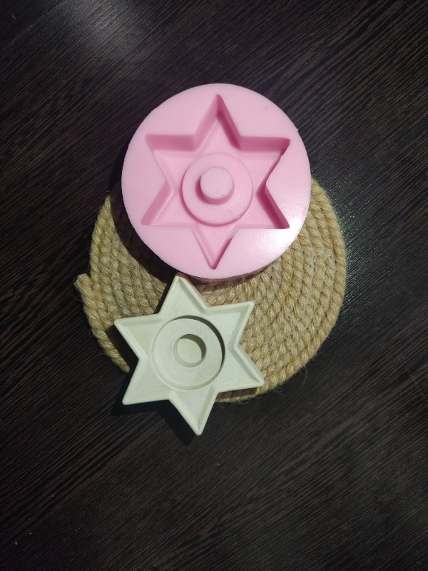 قالب سیلیکونی جا شمعی و والمری ستاره کد 5066 - سیلیکونی قالب سیلیکونی جا شمعی و والمری ستاره کد 5066 - سیلیکونی