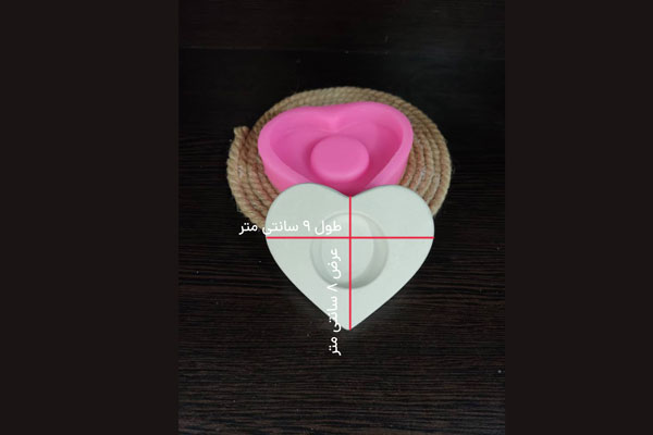 قالب سلیکونی جاوارمری قلب تخت کد 5363 - سیلیکونی قالب سلیکونی جاوارمری قلب تخت کد 5363 - سیلیکونی