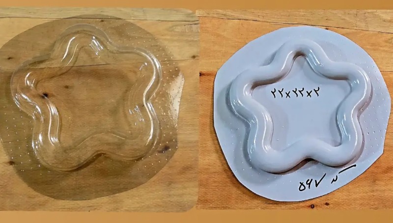 قالب طلقی کد ۵۶۷ - شفاف