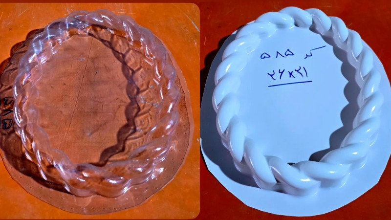 قالب طلقی کد 585 - شفاف