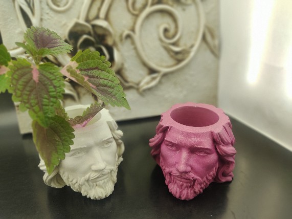 قالب سیلیکونی گلدان صورت کد ۵۲۹۳ - سیلیکونی قالب سیلیکونی گلدان صورت کد ۵۲۹۳ - سیلیکونی