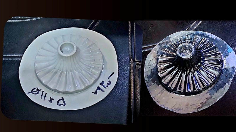 قالب طلقی پایه شمع کد 793 - شفاف قالب طلقی پایه شمع کد 793 - شفاف