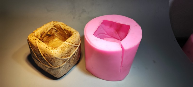 قالب سیلیکونی گلدان طرح برگ کد 5346 - سیلیکونی قالب سیلیکونی گلدان طرح برگ کد 5346 - سیلیکونی