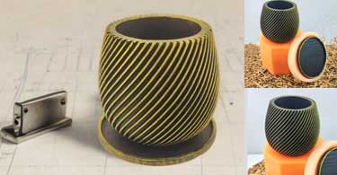 قالب سیلیکونی گلدان شیاردار کد 5432 - سیلیکونی قالب سیلیکونی گلدان شیاردار کد 5432 - سیلیکونی