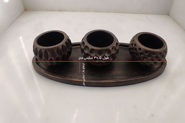 قالب سلیکونی ست گلدان با زیر گلدانی کد 5356 - سیلیکونی