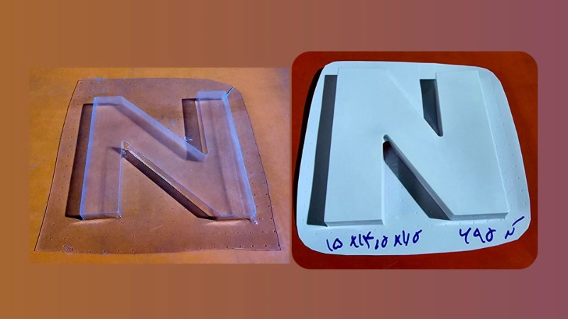 قالب طلقی کد 695 - شفاف