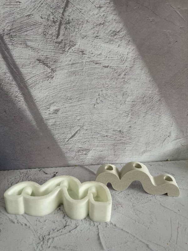 قالب سیلیکونی جای شمع کد 5223 - شفاف قالب سیلیکونی جای شمع کد 5223 - شفاف