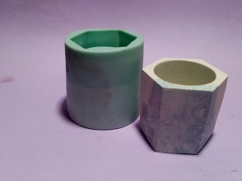 گلدان شش ضلعی کد 5087 - سیلیکونی گلدان شش ضلعی کد 5087 - سیلیکونی