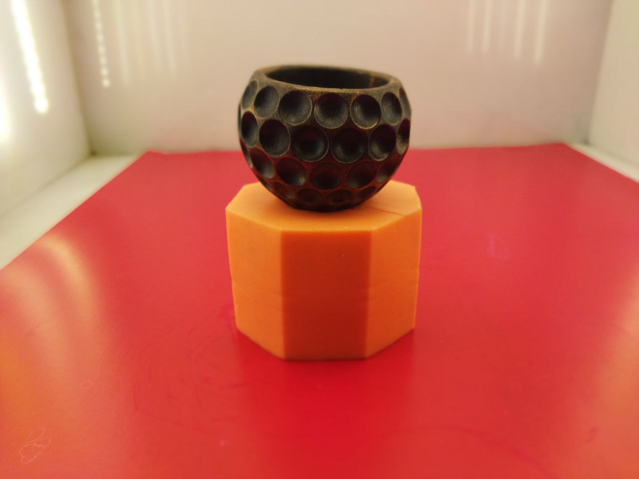 قالب سلیکونی گلدان طرح دایره - سیلیکونی