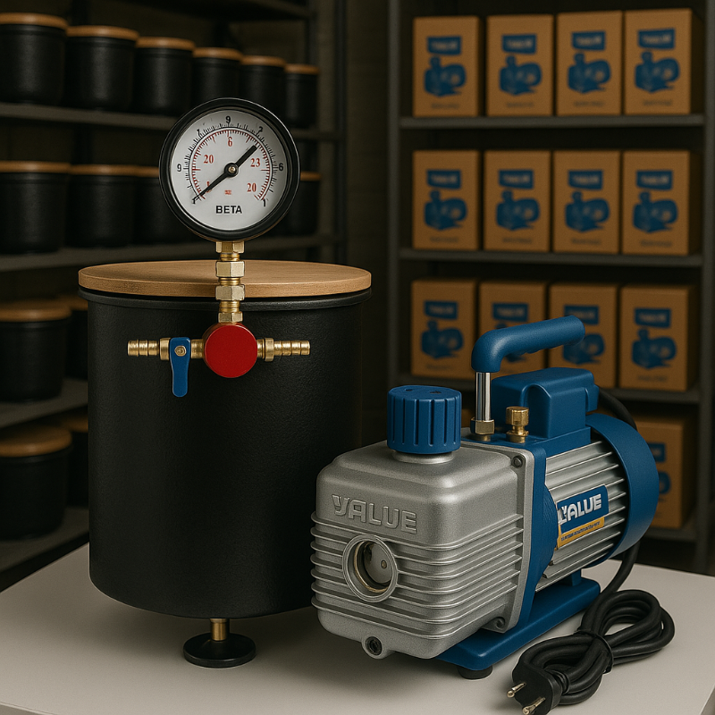 مخزن وکیوم 20 لیتری و پمپ و متعلقات کامل - محصول مخزن وکیوم 20 لیتری و پمپ و متعلقات کامل - محصول