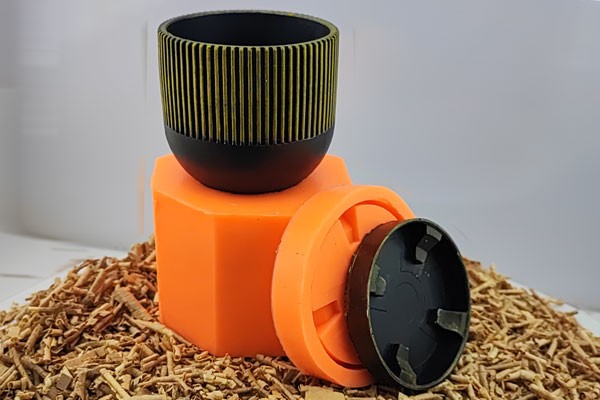 قالب سیلیکونی گلدان طرح مدرن کد 5433 - سیلیکونی