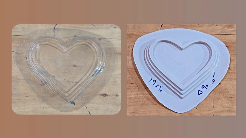 قالب طلقی کد 590 - شفاف