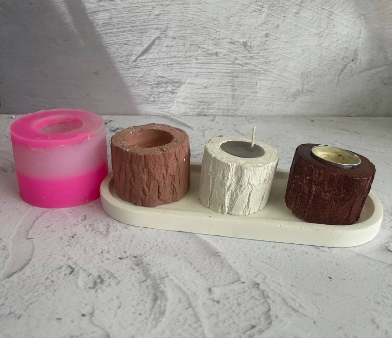 قالب سیلیکونی تنه درختی کد 5046 - شفاف قالب سیلیکونی تنه درختی کد 5046 - شفاف