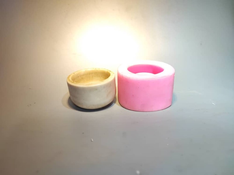 قالب سیلیکونی شات شمع ساده کد 5406 - سیلیکونی