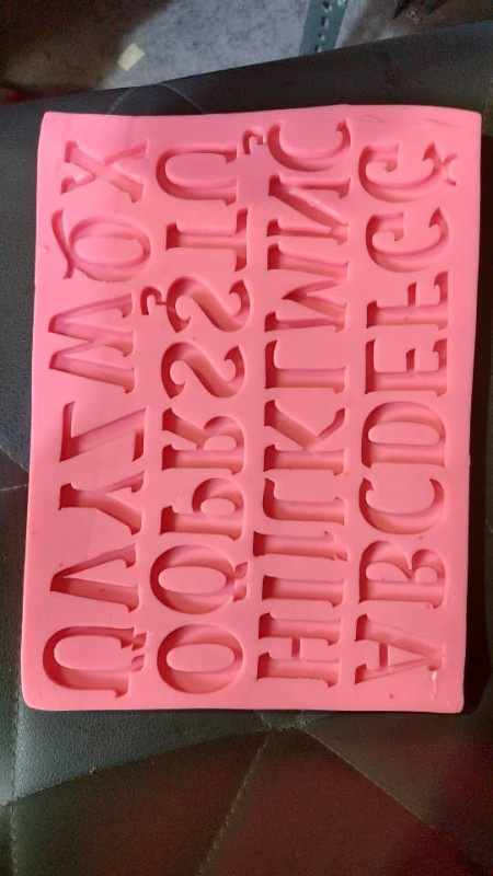 قالب سیلیکونی حروف کد 5133 - شفاف قالب سیلیکونی حروف کد 5133 - شفاف