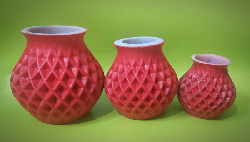 قالب سیلیکونی گلدان طرح شش ظلعی بزرگ کد 5470 - سیلیکونی قالب سیلیکونی گلدان طرح شش ظلعی بزرگ کد 5470 - سیلیکونی