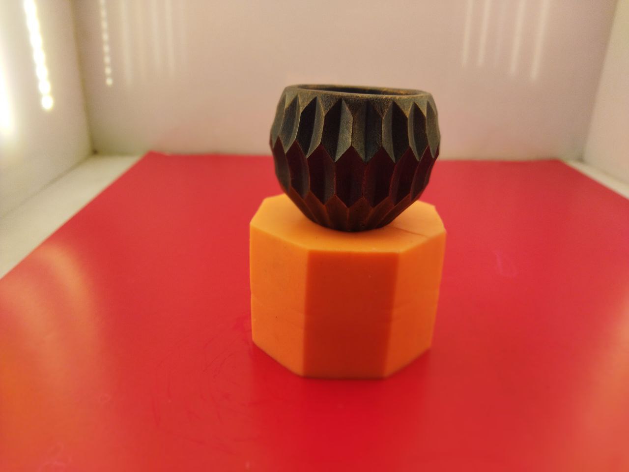 قالب سلیکونی گلدان طرح شش ظلعی - سیلیکونی قالب سلیکونی گلدان طرح شش ظلعی - سیلیکونی