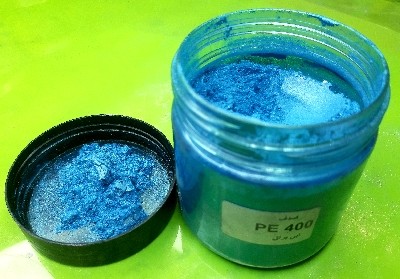 پودر اکلیل آبی براق کد Pe400 - آبی پودر اکلیل آبی براق کد Pe400 - آبی