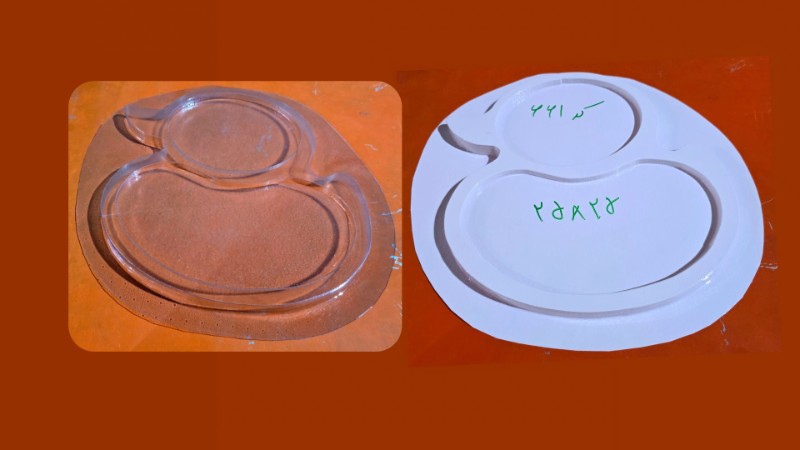 قالب طلقی کد 661 - شفاف