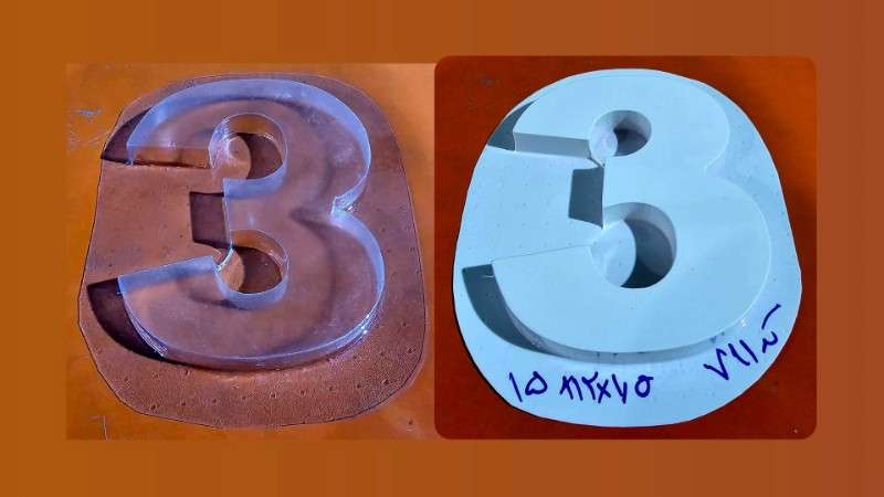 قالب طلقی کد 711 - شفاف - تصویر 1