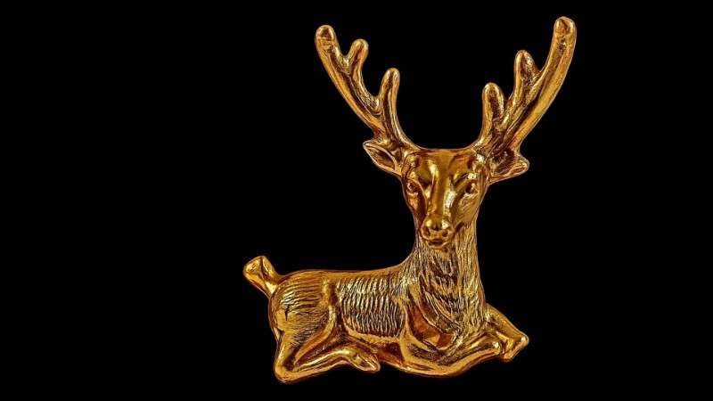 گوزن نشسته فلزی4عددی کد گوزن نشسته فلزی کد3111 - محصول - تصویر 1