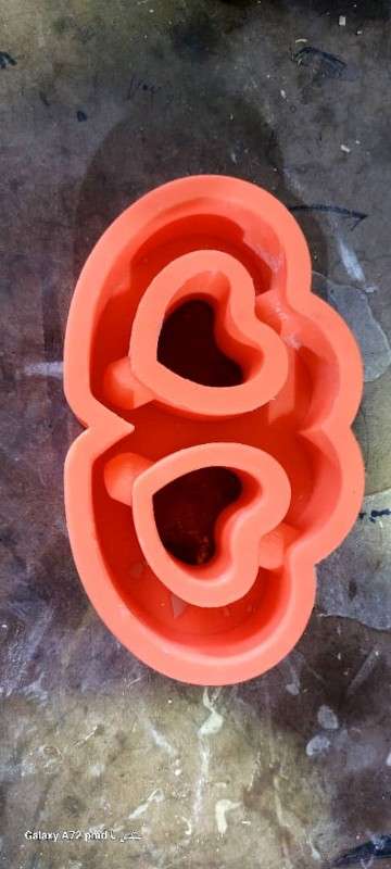 قالب سیلیکونی گلجا دوقلبی کد 5278 - سیلیکونی - تصویر 1 قالب سیلیکونی گلجا دوقلبی کد 5278 - سیلیکونی - تصویر 1