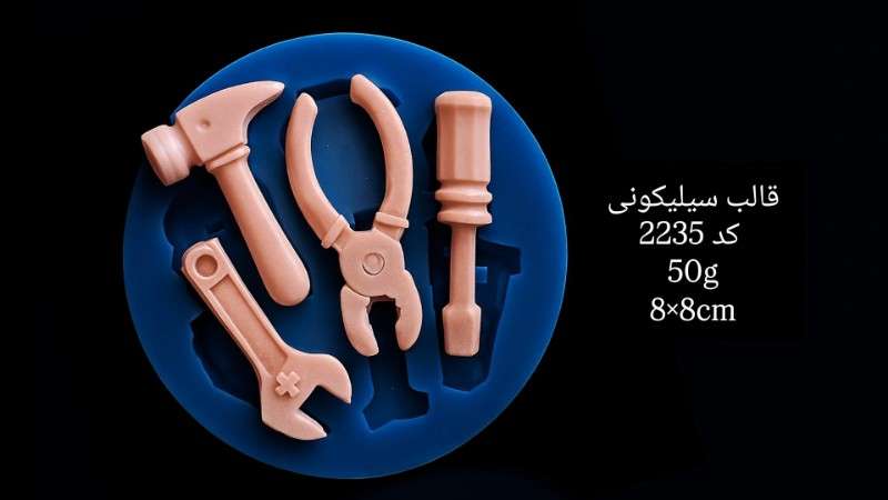 قالب سیلیکونی کد 2235 - شفاف - تصویر 1