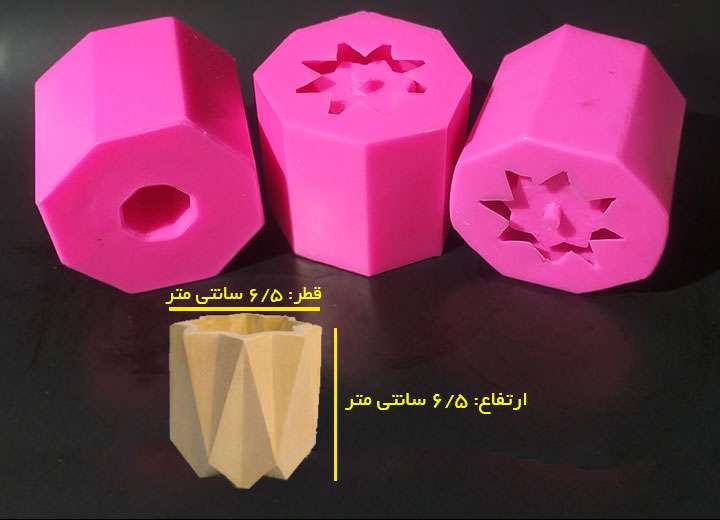 قالب گلدان سیلیکونی کد S5000 - سیلیکونی - تصویر 1 قالب گلدان سیلیکونی کد S5000 - سیلیکونی - تصویر 1