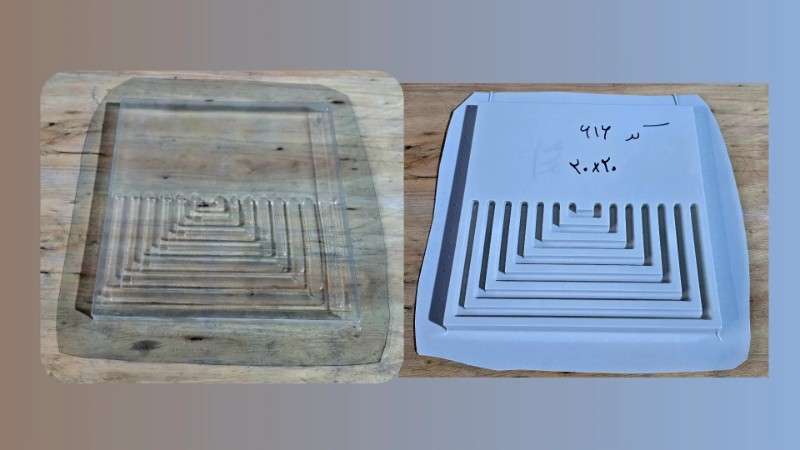 قالب طلقی کد 616 - شفاف - تصویر 1 قالب طلقی کد 616 - شفاف - تصویر 1