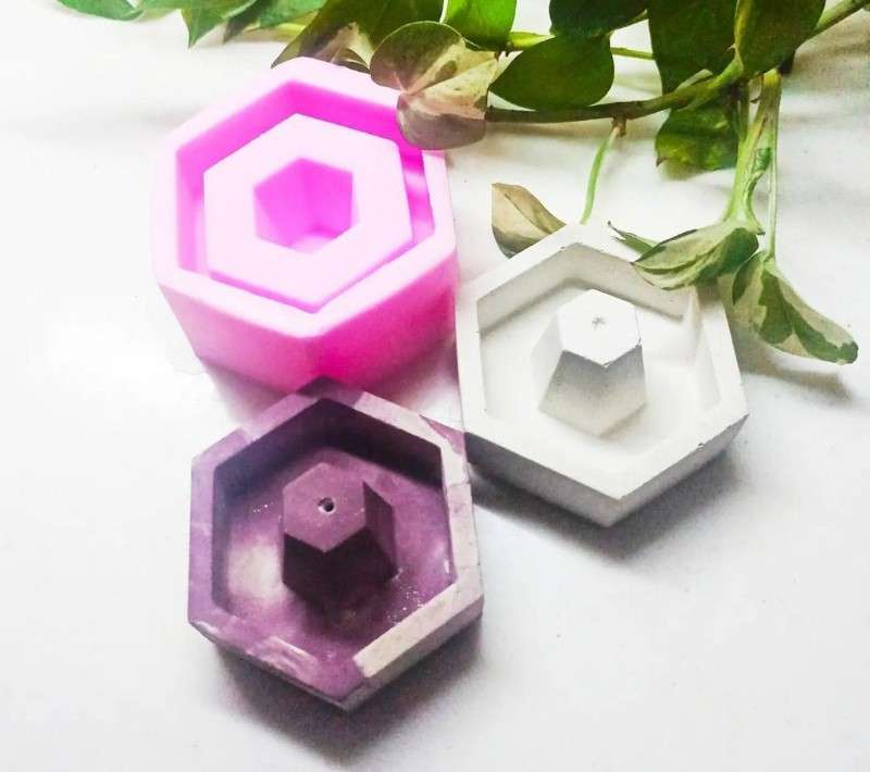 عود سوز 6 ضلعی کد 5300 - سیلیکونی - تصویر 1 عود سوز 6 ضلعی کد 5300 - سیلیکونی - تصویر 1