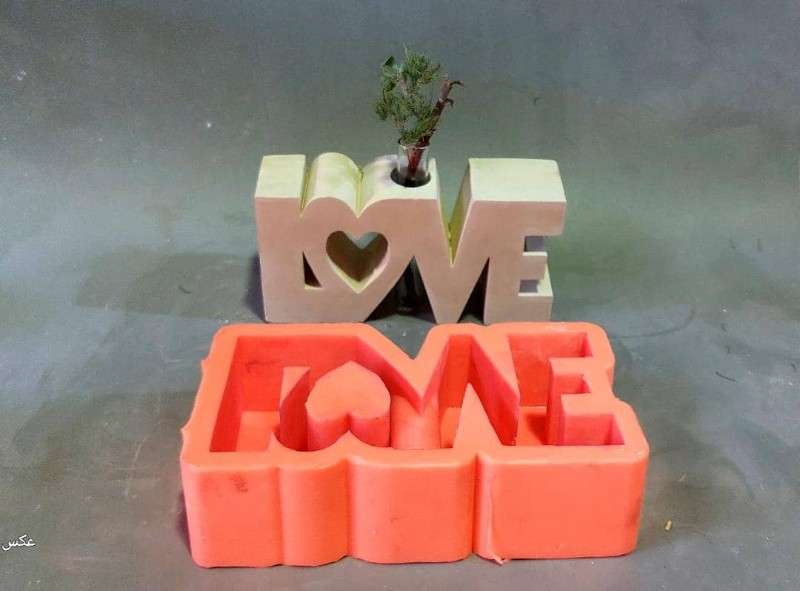 قالب سیلیکونی گلجا love کد 5285 - سیلیکونی - تصویر 1 قالب سیلیکونی گلجا love کد 5285 - سیلیکونی - تصویر 1