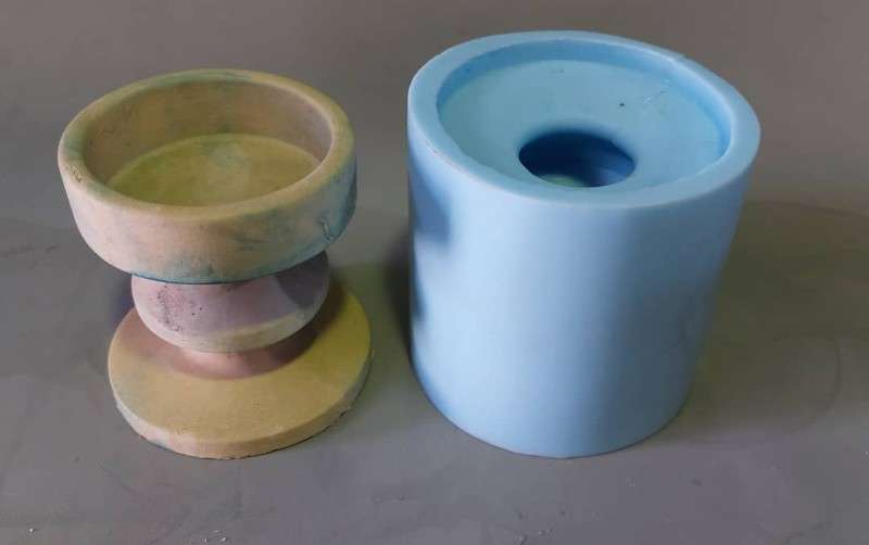 قالب سیلیکونی پایه شمع کد 5240 - سیلیکونی - تصویر 1