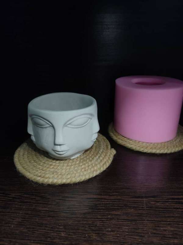 ق س گلدان چهره بزرگ کد 5093 - سیلیکونی - تصویر 1 ق س گلدان چهره بزرگ کد 5093 - سیلیکونی - تصویر 1