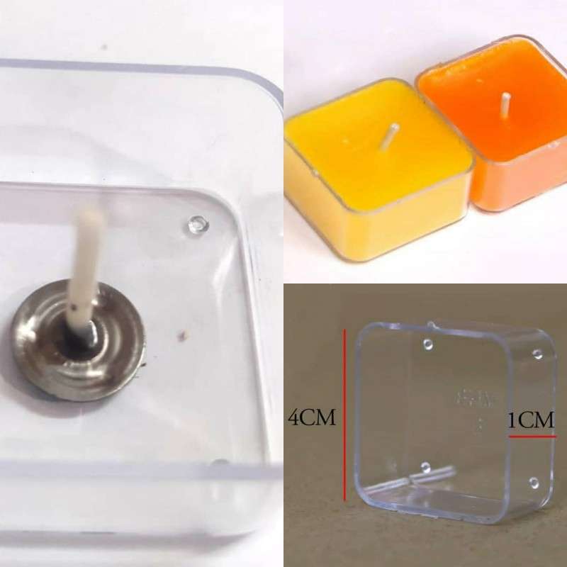 کاپ کریستالی مربع 50 عددی با فتیله 011 - محصول - تصویر 1 کاپ کریستالی مربع 50 عددی با فتیله 011 - محصول - تصویر 1