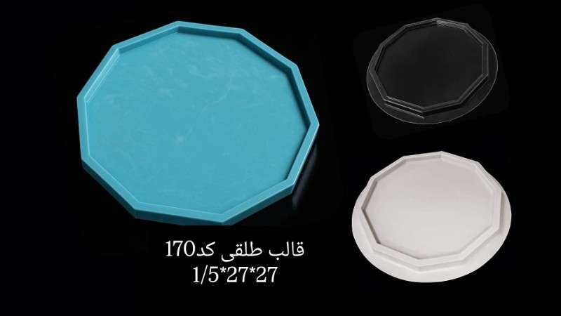 قالب طلق شش ظلعی کد 170 - شفاف - تصویر 1
