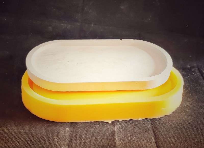 قالب سیلیکونی سینی یا زیر گلدانی کد 5611 - سیلیکونی - تصویر 2 قالب سیلیکونی سینی یا زیر گلدانی کد 5611 - سیلیکونی - تصویر 2