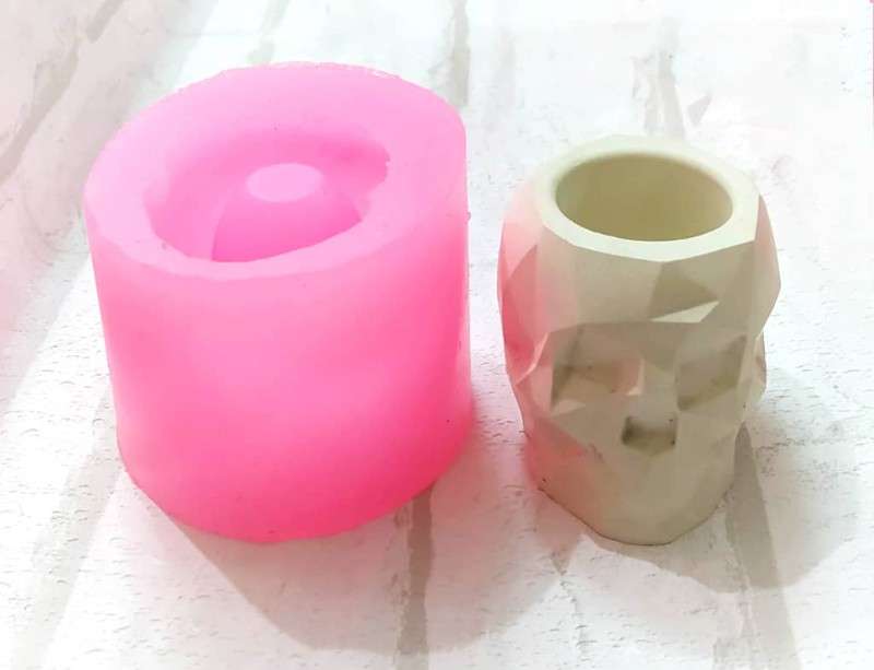 قالب سیلیکونی گلدان جمجمه کد 5421 - سیلیکونی - تصویر 1 قالب سیلیکونی گلدان جمجمه کد 5421 - سیلیکونی - تصویر 1