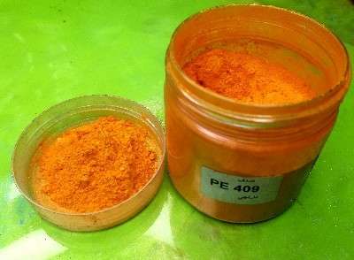 پودر اکلیل نارنجی کد Pe409 - نارنجی - تصویر 1