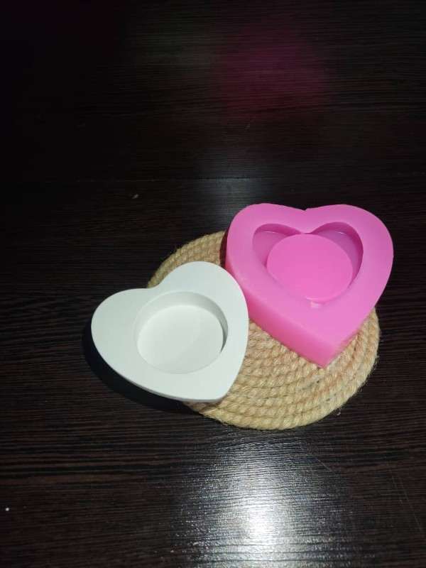 قالب سیلیکونی قلبی کد 5166 - سیلیکونی - تصویر 1 قالب سیلیکونی قلبی کد 5166 - سیلیکونی - تصویر 1