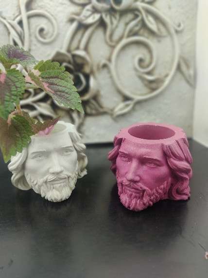 قالب سیلیکونی گلدان صورت کد ۵۲۹۳ - سیلیکونی - تصویر 1 قالب سیلیکونی گلدان صورت کد ۵۲۹۳ - سیلیکونی - تصویر 1